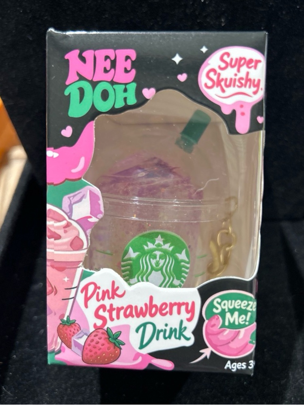 Starbucks squishy keychain